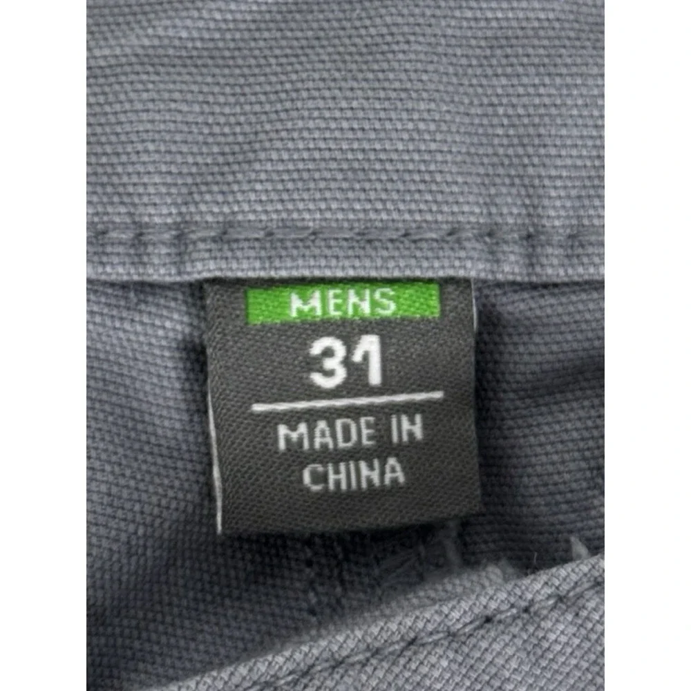 Stio Mens 33 Shorts Organic Cotton Stretch Casual Blue Gray Inseam 10